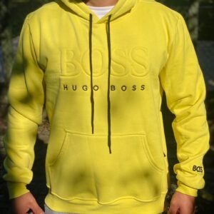 Blusa de Moletom Hugo Boss Amarela