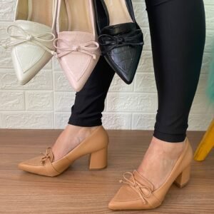 Sapato Scarpin Lacinho