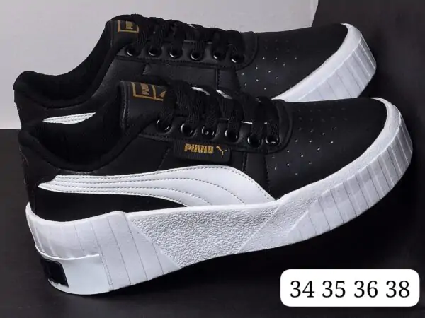 Tenis Plataforma Feminino Preto