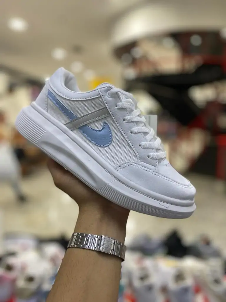 Tênis Skynni "Lançamento" Branco x Azul