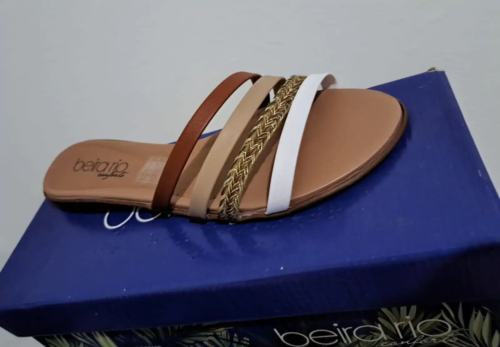 Sandália Beira Rio Rasteirinha Tam 36