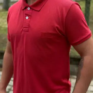 Camisa Polo Hugo Boss Vermelha