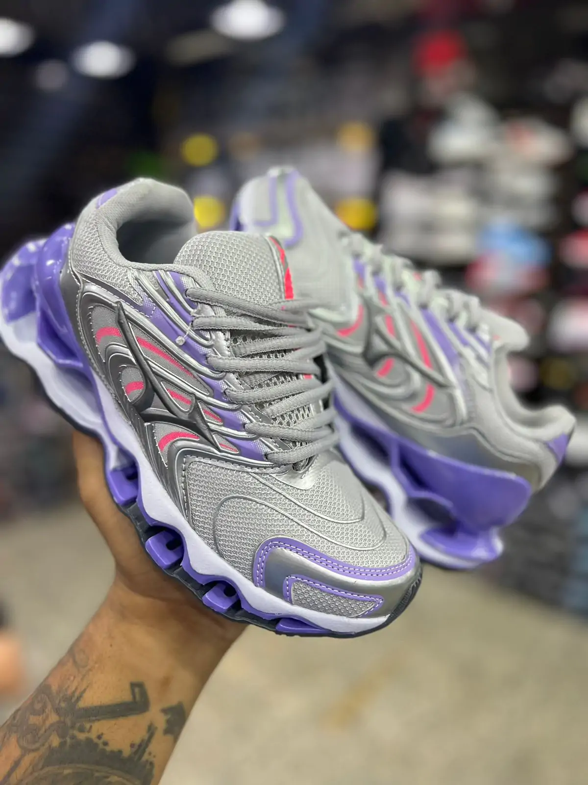 Tênis Esportivo Mizuno Wave Prophecy Roxo