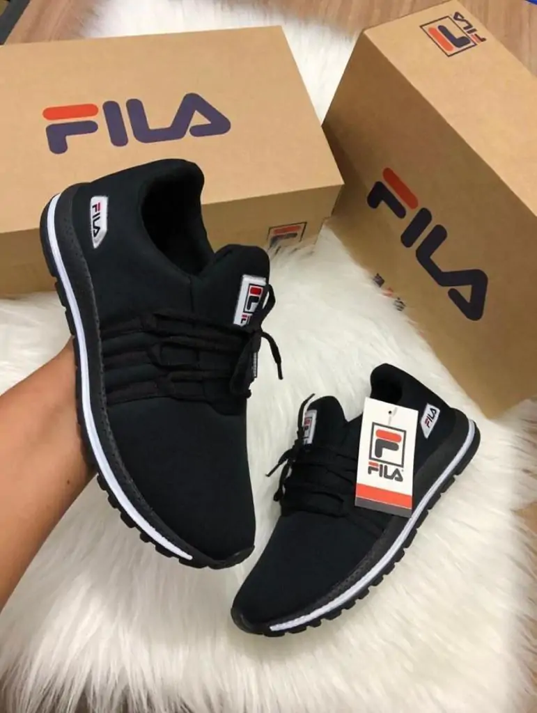 Tênis Casual Cordinha Preto