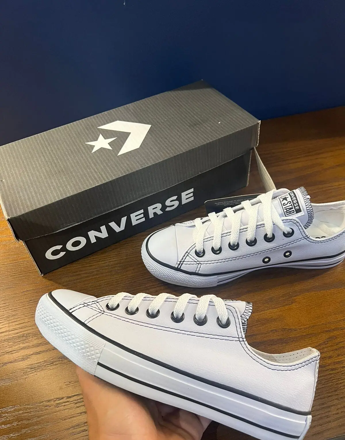 Tênis Converse Couro Branco
